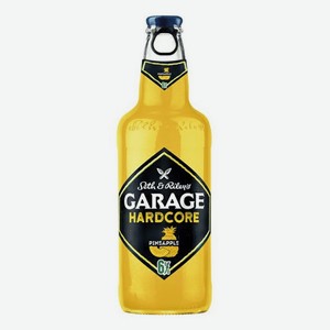 Пивной напиток Seth&Riley’s Garage Hardcore Ананас 6% 400 мл, стеклянная бутылка