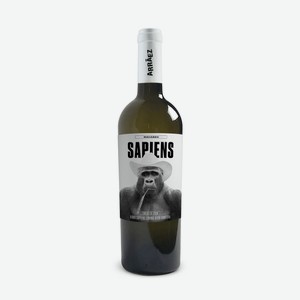 Вино Sapiens Macabeo белое сухое, 0.75л Испания