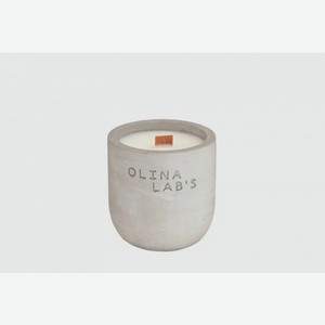 Свеча ароматическая в бетонном стакане OLINALAB S Luxury Life 200 мл