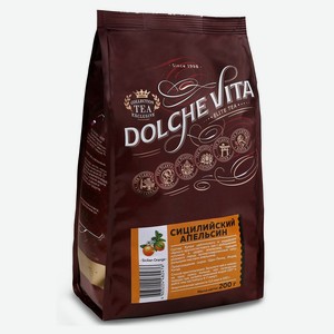Чай черный Dolche vita Сицилийский апельсин листовой, 200 г