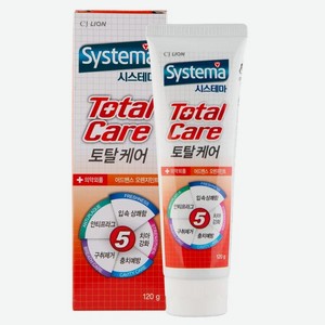 Паста зубная LION SYSTEMA Total care (orange mint) 120 г
