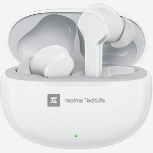 Наушники REALME Buds T100 RMA2109, Bluetooth, вкладыши, белый [6672687]