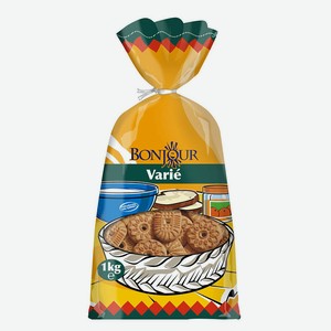 Печенье Variè Bonjour 1 кг Италия