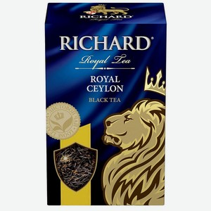 Чай черный Richard Royal Ceylon крупнолистовой, 0,09 кг