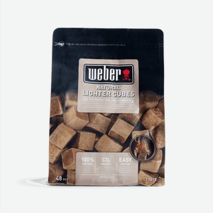 Кубики WEBER для розжига натуральные, 0,614 кг