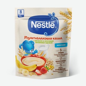 Каша молочная Nestle Пшеничная Банан-Земляника 0,2 кг