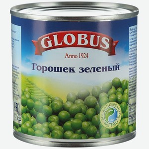 Горошек зеленый Глобус, 1 кг