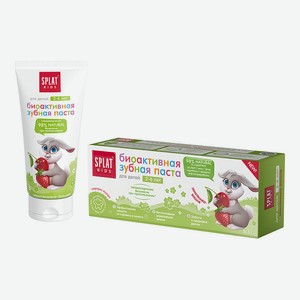 Паста зубная для детей Kids Wild Strawberry-Cherry Splat, 0,035 кг