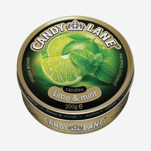 Фруктовые леденцы лайм и мята Candy Lane, 0,2 кг