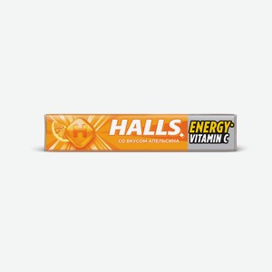 Карамель леденцовая HALLS с витамином С и вкусом апельсина 0,025 кг