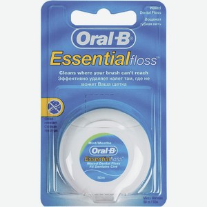 Нить зубная Essential floss мятная OralB, 0,02 кг