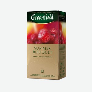 Чай Самма Букет малины 25 пакетиков Greenfield, 0,05 кг