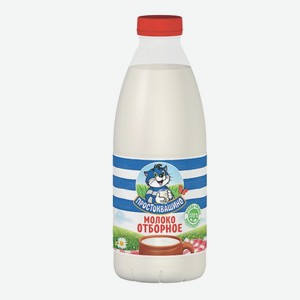 Молоко «Простоквашино» Отборное, пастеризованное, 3,4%-4,5%, 930 мл