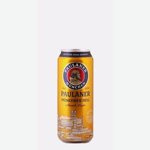 Пиво Паулайнер Мюнхенское 0.5л