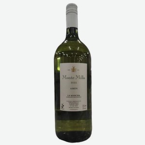 Вино Монте Милла Ла Манча DO Айрен Белое Сухое 1.5л