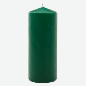 Свеча бочонок Антей-Кэндл классик 15х7 см зеленая