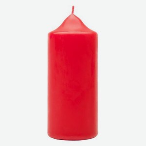 Свеча бочонок Антей-Кэндл классик 18х7 см красная