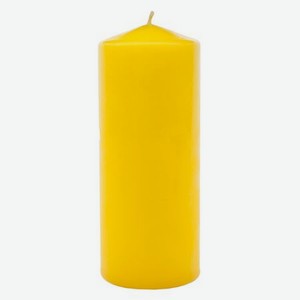 Свеча бочонок Антей-Кэндл классик 18х7 см желтая