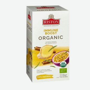 Чай зеленый Riston Immune boost Organic 20х1,5 г