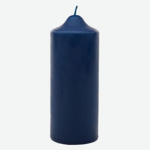 Свеча бочонок Антей-Кэндл классик 18х7 см синяя