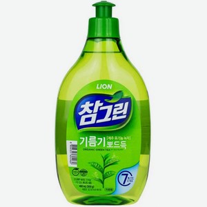 Средство CJ LION для мытья посуды, овощей и фруктов  Зеленый чай , 500 г