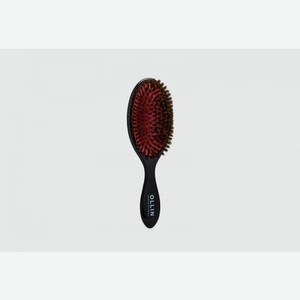 Щётка массажная с натуральной щетиной для волос OLLIN PROFESSIONAL Elegant Massage Brush Natural Bristles, Medium 1 шт