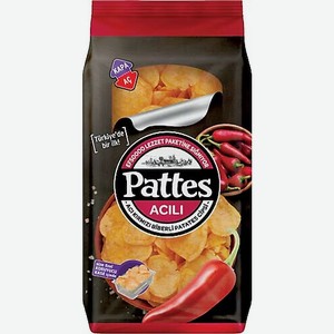 Бакалея  Паттес  Красный Перец Чили, Картофельные чипсы,