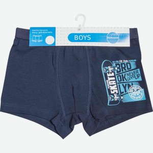 Трусы для мальчика Donland Boys Скейт цвет: нави/голубой размер: 134-140, 134-140 р-р