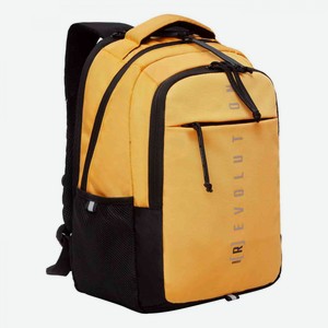Рюкзак Grizzly Revolution цвет: чёрный/сливочно-жёлтый, 31×42×22 см