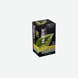 Чай зеленый Maitre de The Ассорти Классик пакетированный 25х2 г