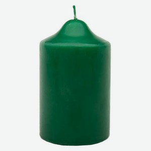 Свеча бочонок Антей-Кэндл классик 10х7 см зеленая
