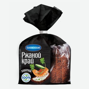 Хлеб Ржаной край ржано-пшеничный половинка в нарезке 300 г