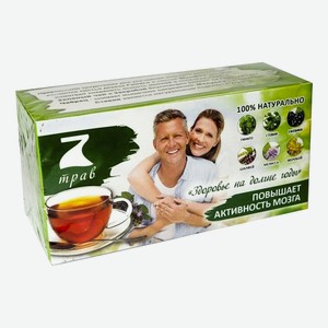 Чайный напиток Конфуций 7 трав Здоровье на долгие годы травяной пакетированный 30 г