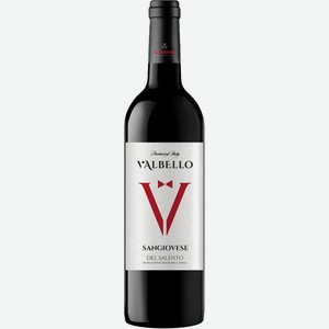 Вино  Вальбелло  Санджовезе дель Саленто, 750 мл, Красное, Полусладкое