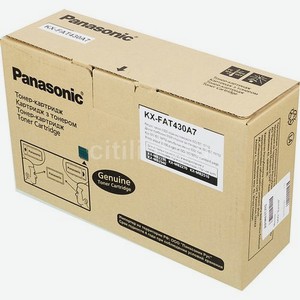 Картридж Panasonic KX-FAT430A7, черный / KX-FAT430A7