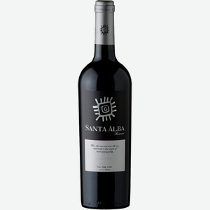 Вино Santa Alba Reserva Carmenere красное сухое 13.5% 0.75л Чили Долина Курико