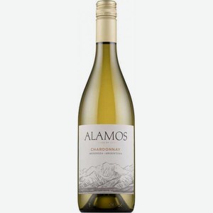 Вино ALAMOS CHARDONNAY белое сухое 12,5% 0.75л Аргентина Мендоза