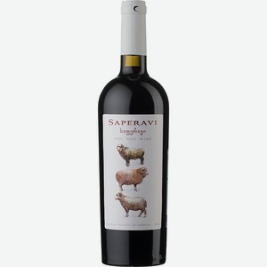 Вино Saperavi Lamb Label Alexandrov 12% красное сухое 0.75л Грузия Кахетия