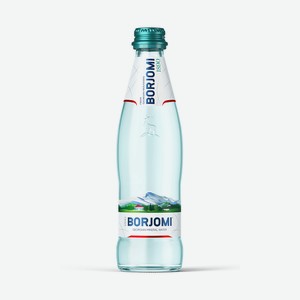Вода минеральная Borjomi 0,33л стекло