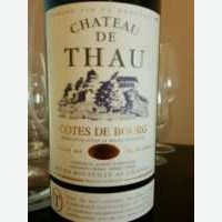 Вино Chateau de Thau AOP Cotes de Bourg красное сухое 14.5% 0.75л Франция Бордо