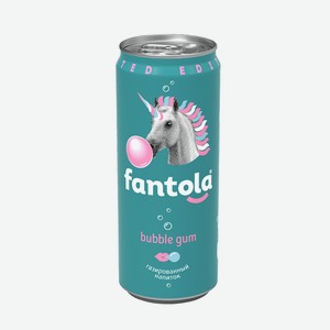 Лимонад газированный Fantola Babble Gum 0.33л