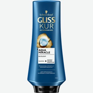 Бальзам для волос 360мл Gliss Aqua Miracle Россия, 0,41 кг