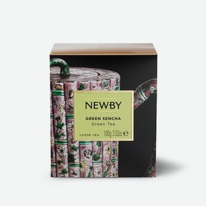 Чай зеленый Newby Зеленая Сенча Индия 0,1 кг