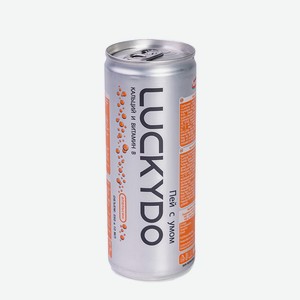 Напиток газированный безалкогольный Luckydo со вкусом апельсина 0.25л