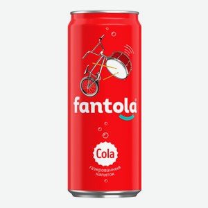 Лимонад газированный Fantola Cola 0.33л ж/б