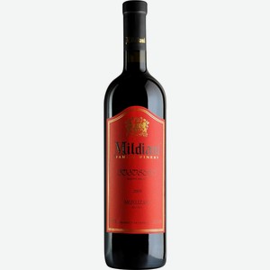 Вино Мукузани красное сухое 11-13% 0.75л Mildiani Family Winery Грузия