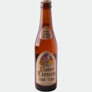 Пиво Pater Lieven светлое фильтрованное Triple 8% 0.33л Бельгия