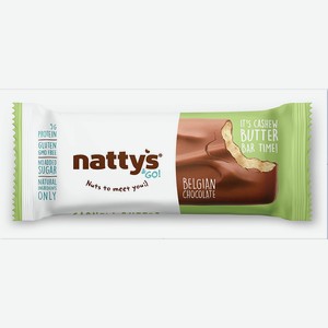 Батончик шоколадный Nattys&Go Cashew с кешью пастой покрытый молочным шоколадом 0,045 кг