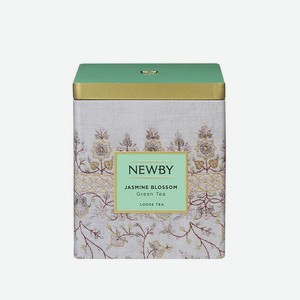 Чай зеленый Newby Цветок Жасмина Индия 0,125 кг ж/б