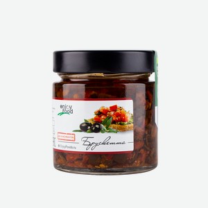 Брускетта из маслин с вяленым томатом в оливковом масле EnjoyFood 0,155 кг